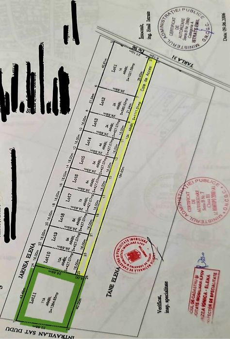 Vând teren intravilan comuna Chiajna.