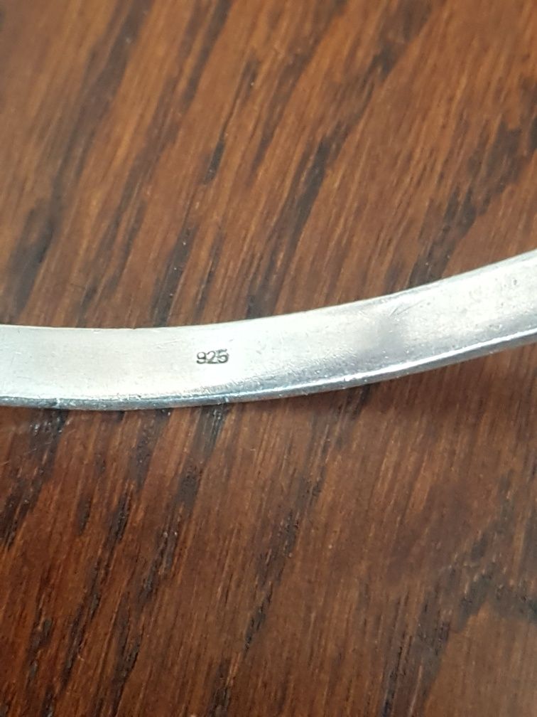 Bratara  argint masiv 925 Italy 6.5 cm diametru, stare perfecta