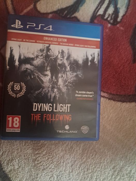 Vând joc ps4 Dying light the fallowing ENANCHED EDITION preț fix!!