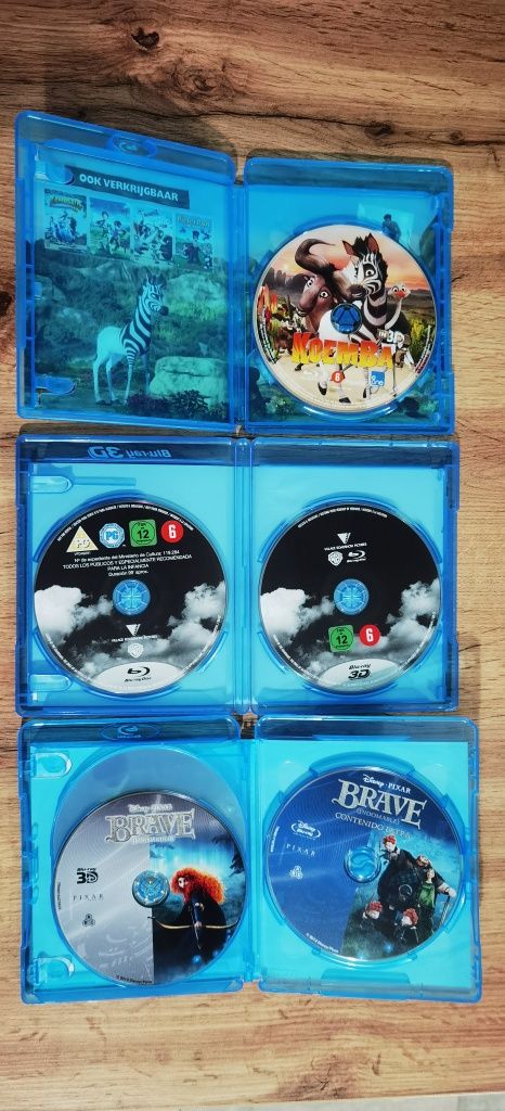 Filme blu ray 3D colectie Brave/Khumba/Legend of the guardians