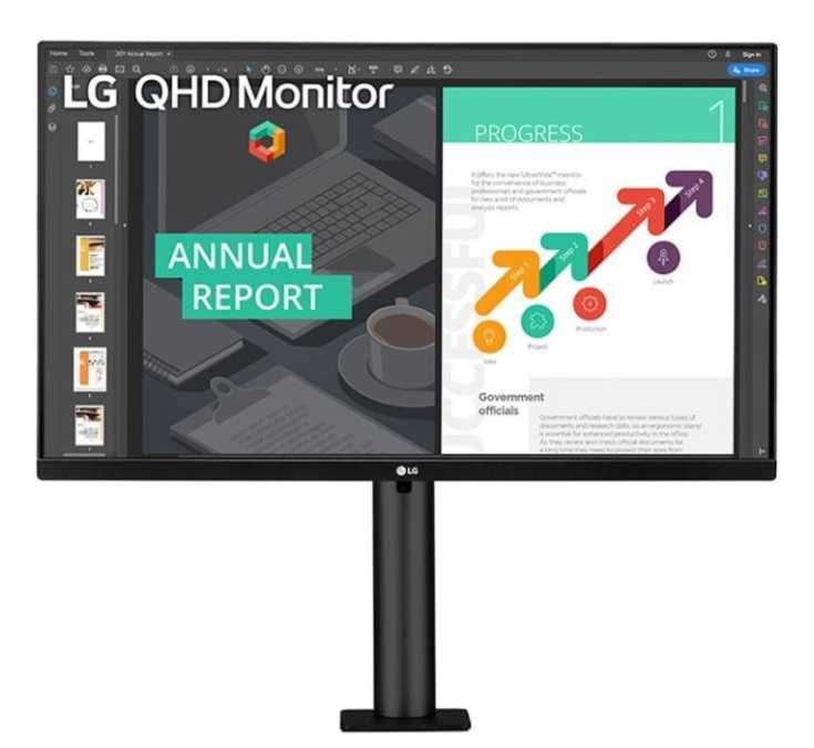 Монитор 27" LG 27QN880 черный