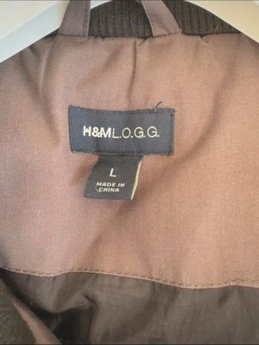 Geacă groasă H&M L.O.G.G. mărimea L, căptușită, cu glugă detașabilă