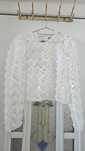 Bluza eleganta Zara alb marime S