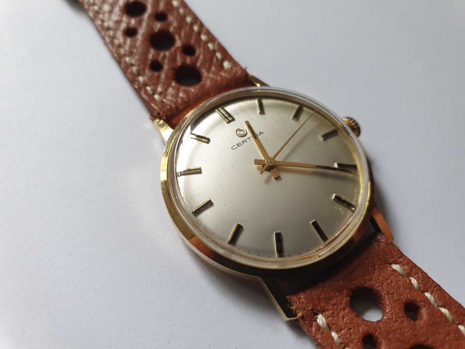 Ceas Certina mecanic din aur 18K