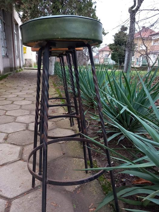 Бар стол от ковано желязо
