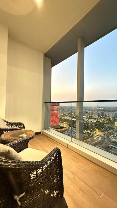 Авторский ремонт 20 этаж 3х комнатная Nest One Tashkent City 74м²