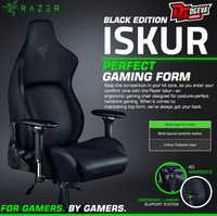 СКИДКА! RAZER ISKUR Black Игровое Кресло