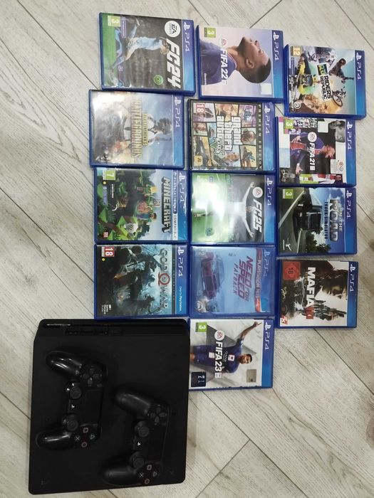 PlayStation 4 slim, употребяван, запазен