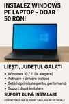 Instalez Windows uri pe laptop uri