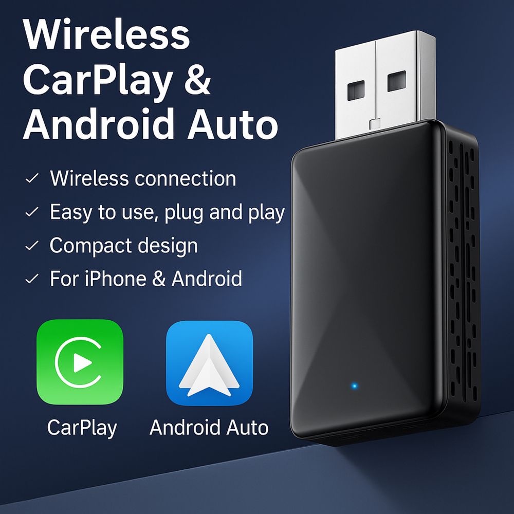 Wireless CarPlay & Android Auto adapter