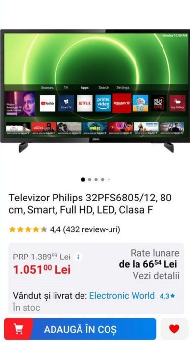 Tv Philips defect display