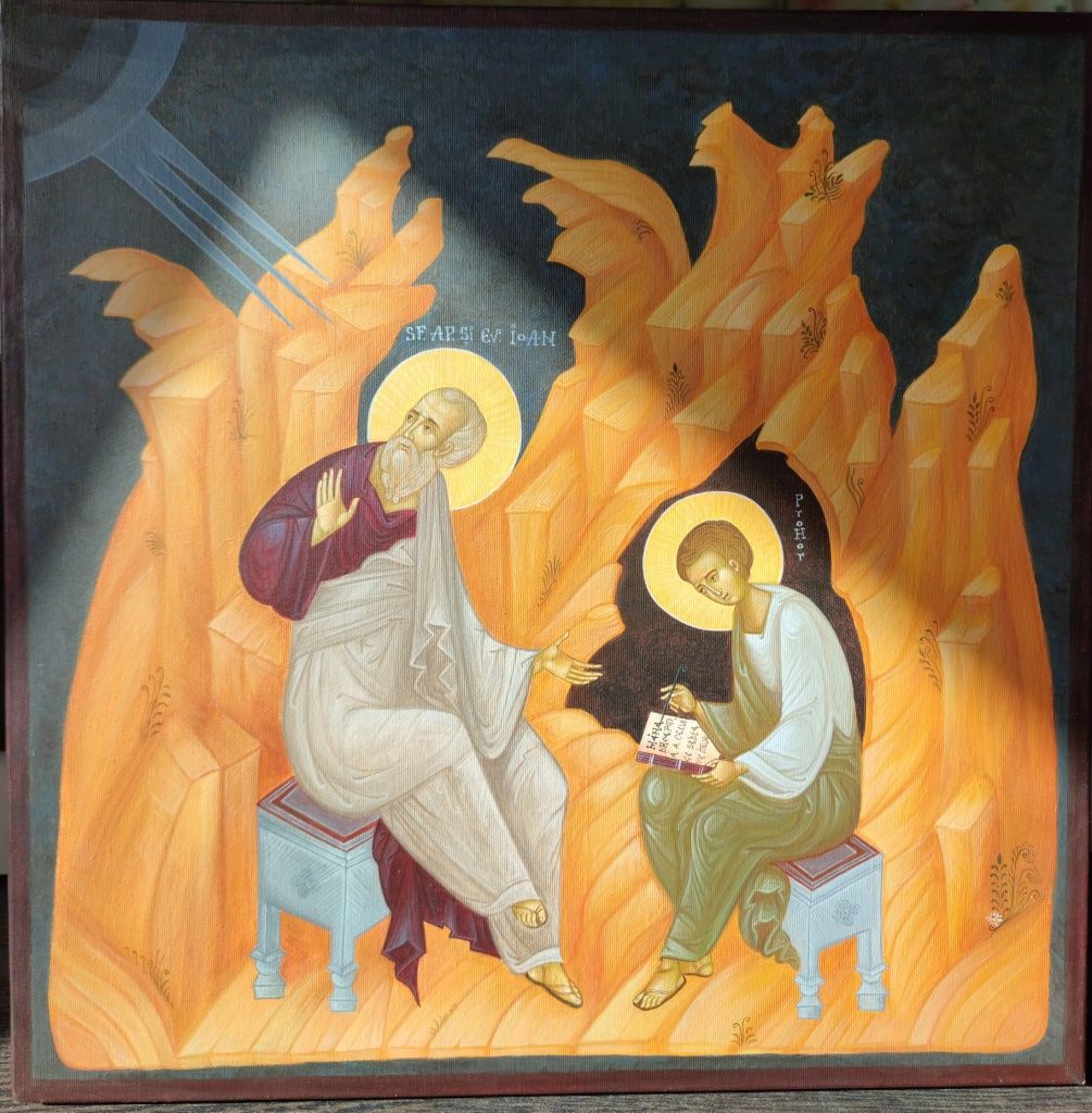 Icoană Sf. Apostol Ioan si ucenicul său, Prohor
