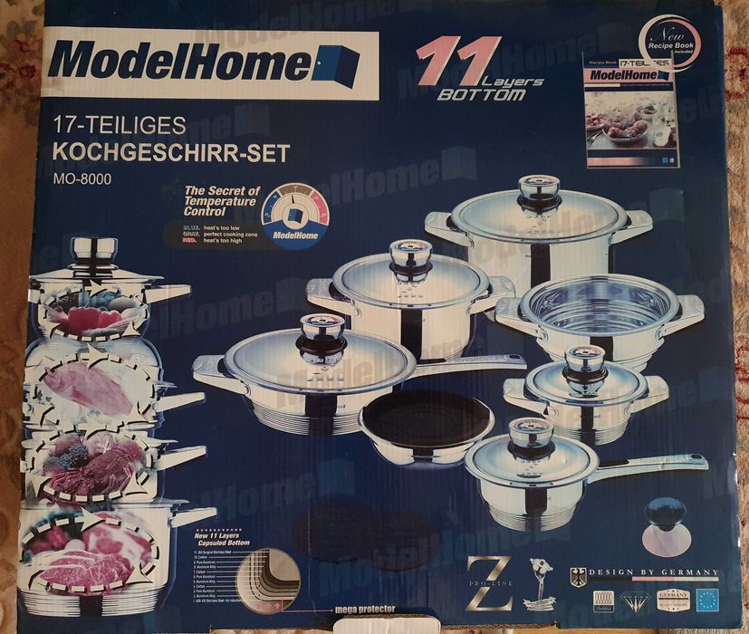 Set de oale din oțel inoxidabil Model Home