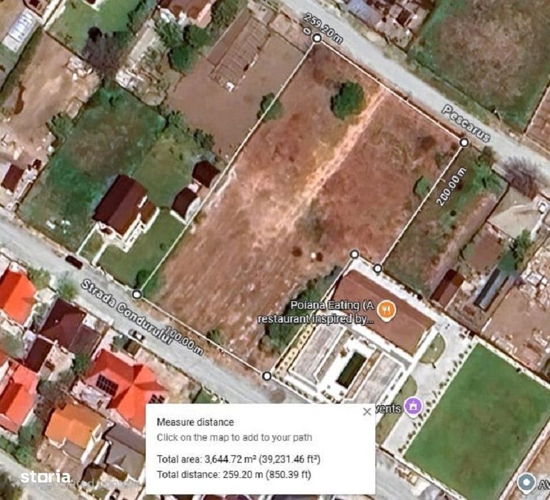 Vând teren intravilan 3600mp în Poiana, Constanța(Intreg sau parcelat)