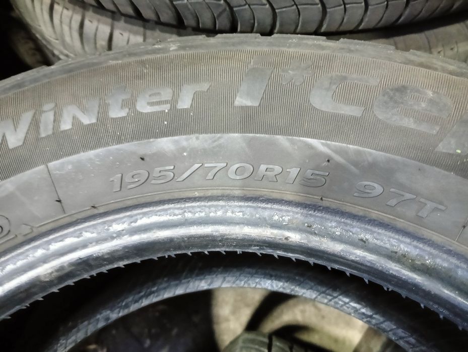 Anvelope iarna ms 195/70/15 hankook 2015 5.5-6mm