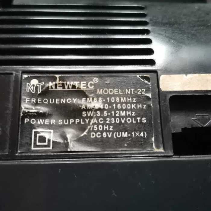 Radiocasetofon Newtec NT-22