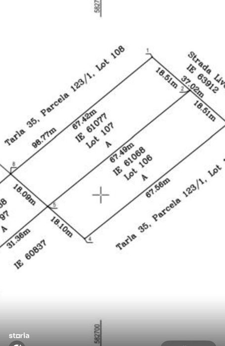 Teren de vanzare Magurele 1250 Mp L326