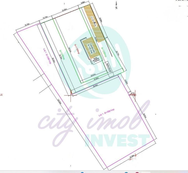 Teren 3000 mp Sos. ALexandriei  stradal deschidere 30 ml