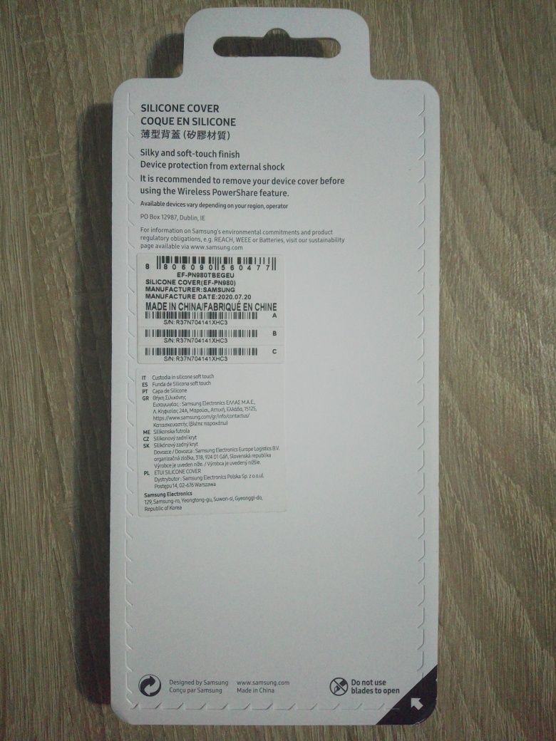 Vând husa spate Originala Silicone Cover Samsung Galaxy Note 20