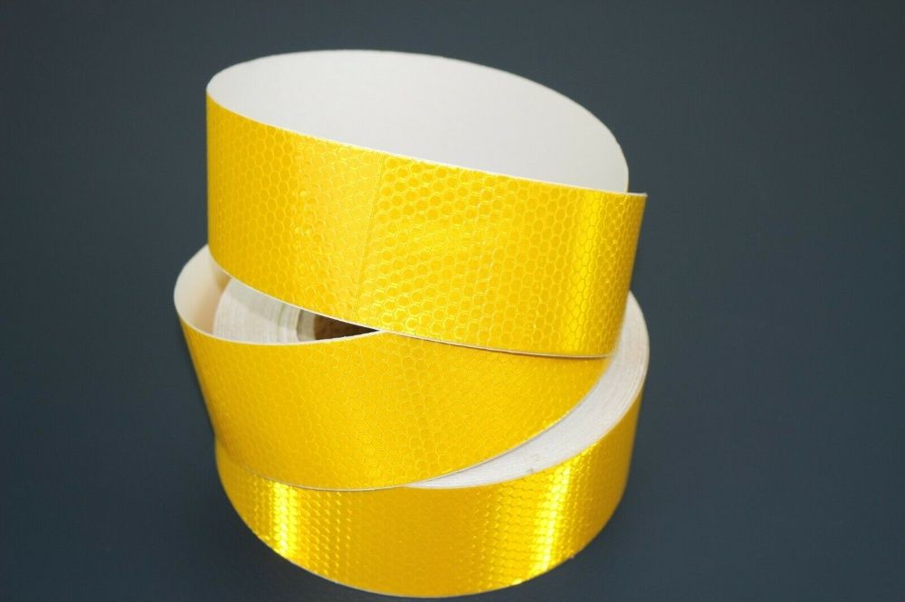 Светлоотразителна Лента Тиксо Самозалепяща 3D Пчелна пита 5см 7 цвята