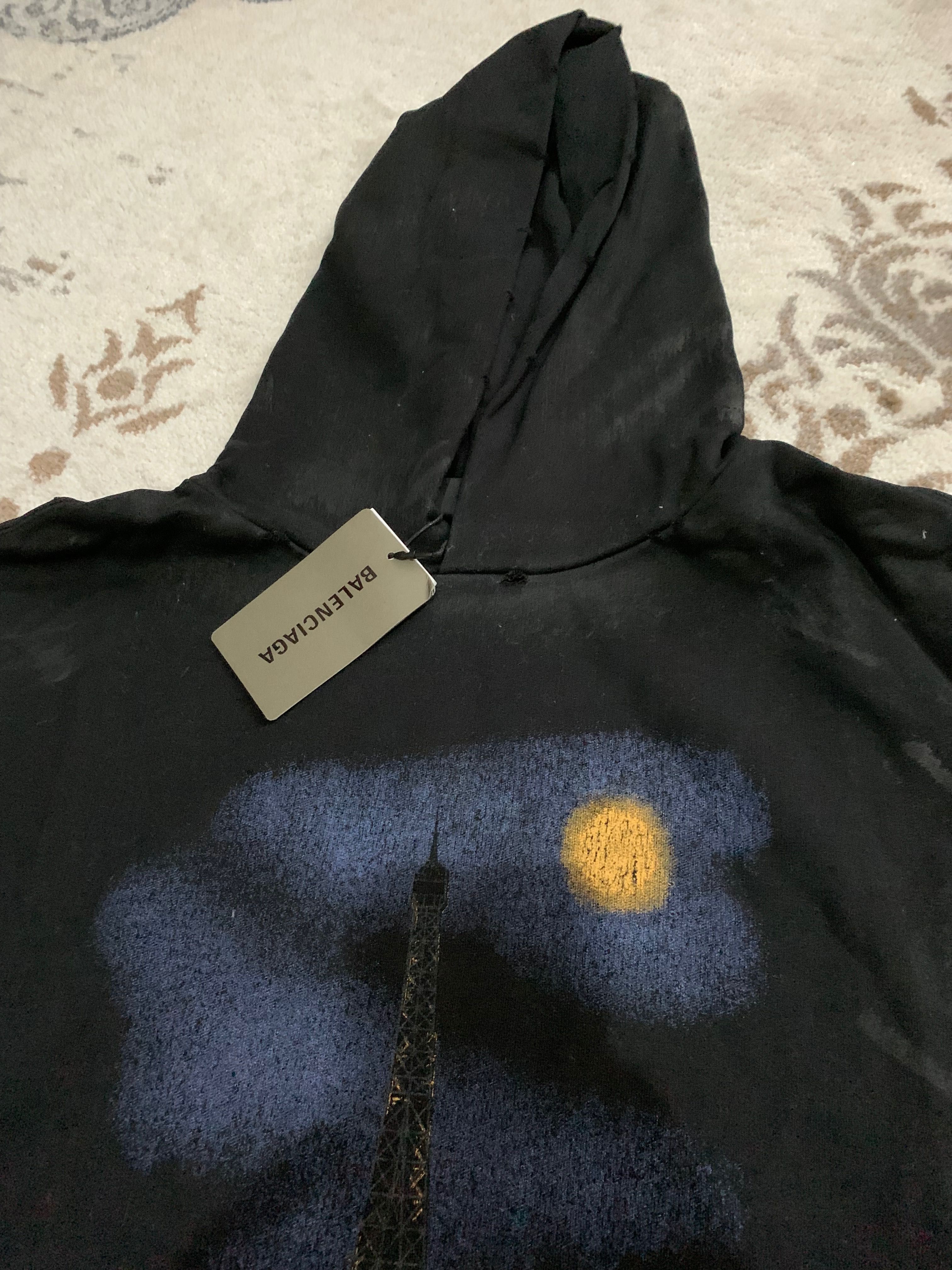 Balenciaga paris moon hoodie