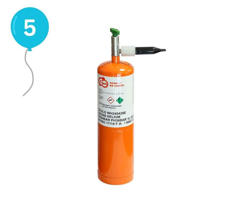 Хелий за балони (бутилки под наем)  БЕЗПЛАТНА ДОСТАВКА С BOX NOW