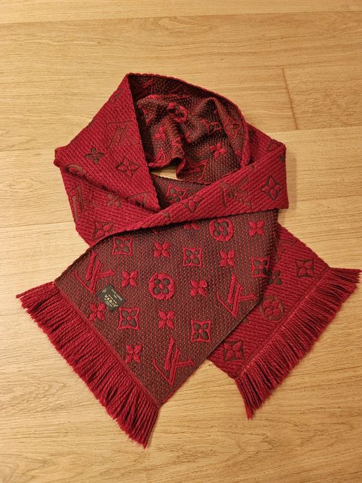 Louis Vuitton Logomania Wool шал с вълна