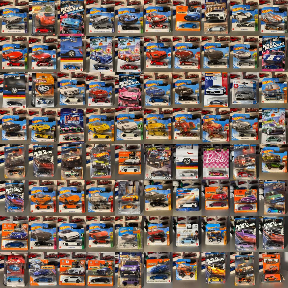 Hot Wheels, Matchbox, Majorette, Norev, Tomica