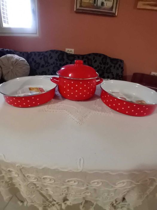 Професионална тава, Асадо Барбекю Тенджера на пара Поднос Кръгла тава