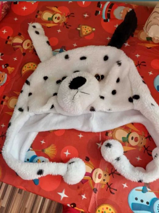 Pluș dalmațian  căciulă