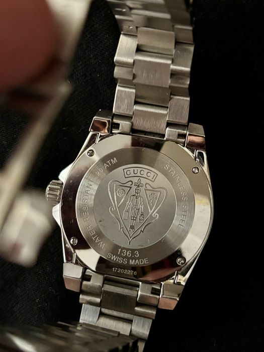 Ceas Gucci Dive white dial, unisex