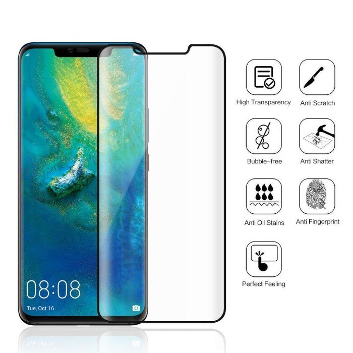 4D стъклен протектор HUAWEI P50 Pro, P30 PRO, P30, P40, P40 Lite e