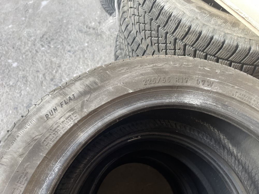 225 55 17 Pirelli Run flad