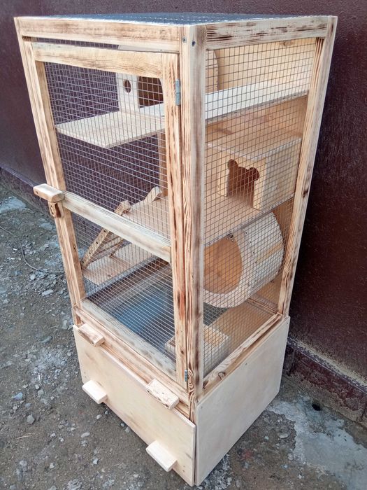 Клетка для шиншилл с ящиком