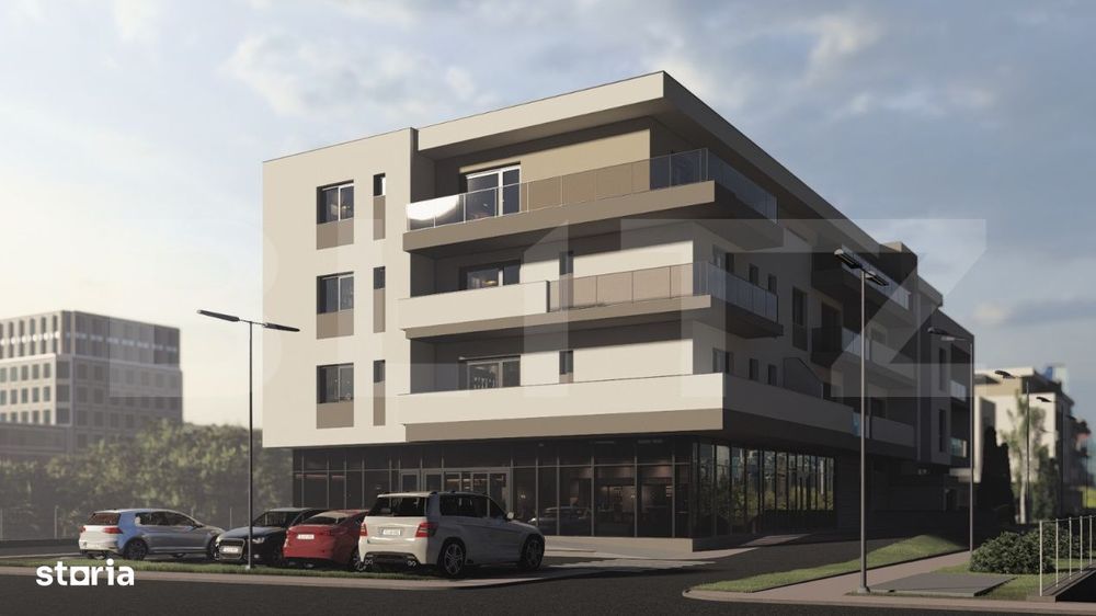 Apartament 3 camere, 70 mp, 2 bai, etaj intermediar, zona Terra