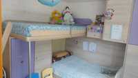 Двуетажни детски легла със шкафчета. Цена 350лв.
Вземат се от место гр