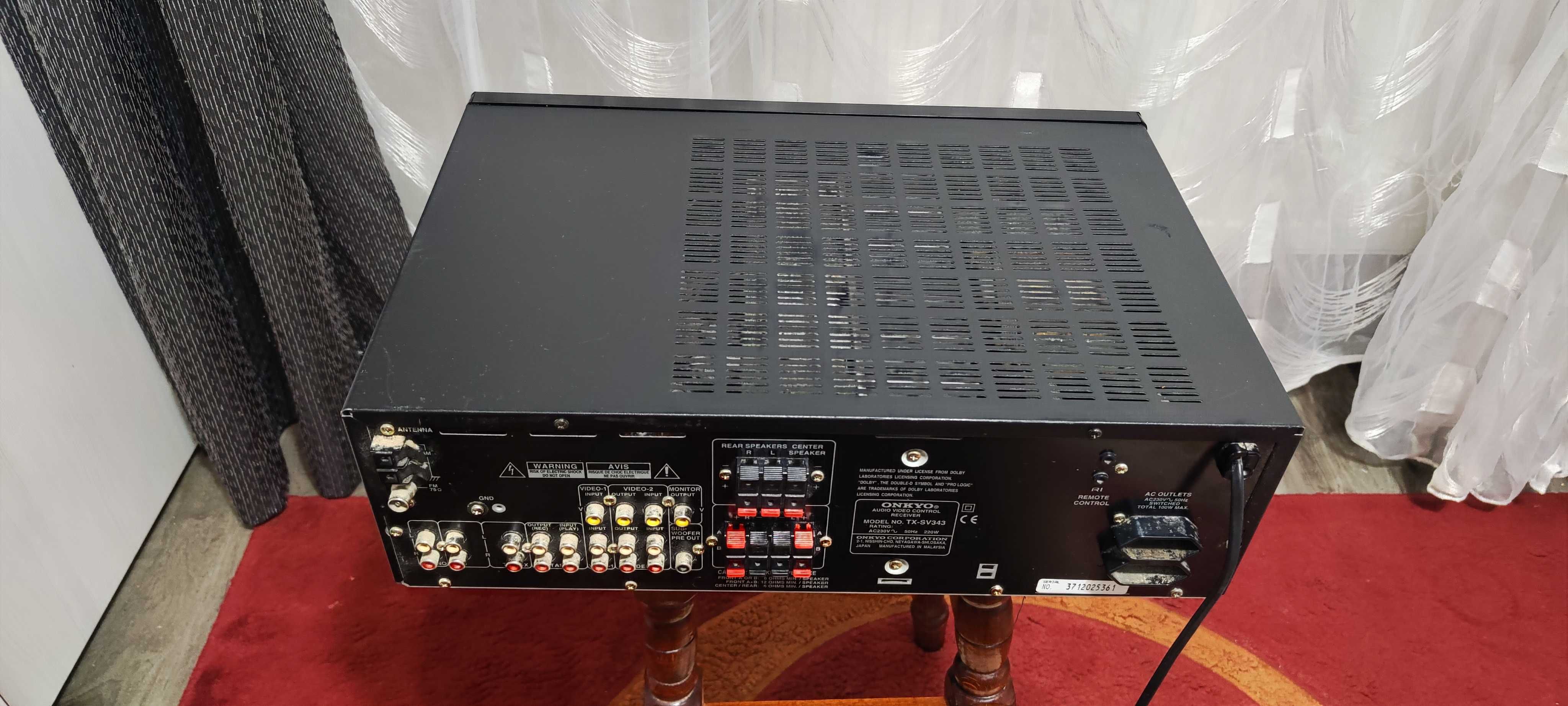 Amplificator Audio Onkyo TX-SV343 Statie Audio Amplituner Audio