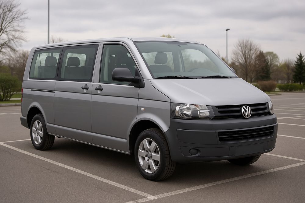 De închiriat – Volkswagen Transporter T5, 8+1 locuri, an 2015