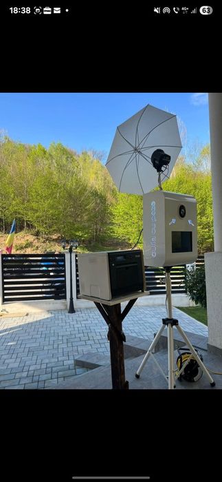 Vând cabina foto completă, pregătită pentru eveniment