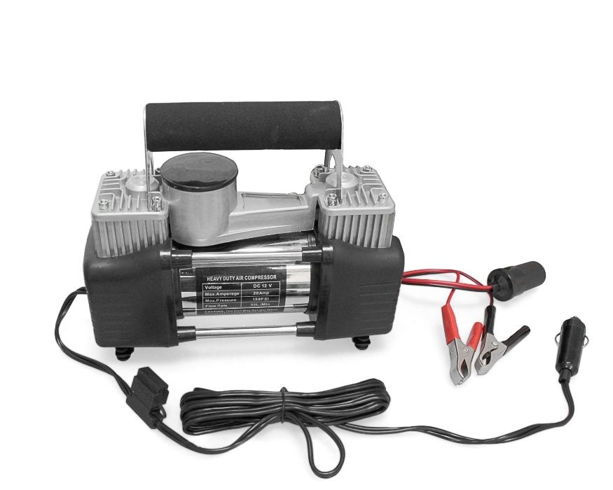Compresor Аer 2 Cilindri 55L /Minut Pentru Turisme si Dube 12V