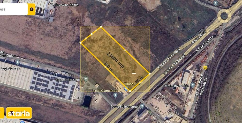 Investitie | Logistica | Productie | 23600 mp |  Centura Bucuresti |