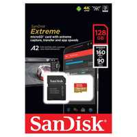 Card de memorie SanDisk Extreme +Adaptor  128gb,sigilat