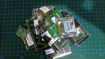 LOT memorii laptop 12x DDR2 / DDR3 + 4x placi WIFI