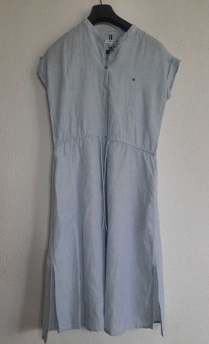 Дамска ленена рокля Tommy hilfiger