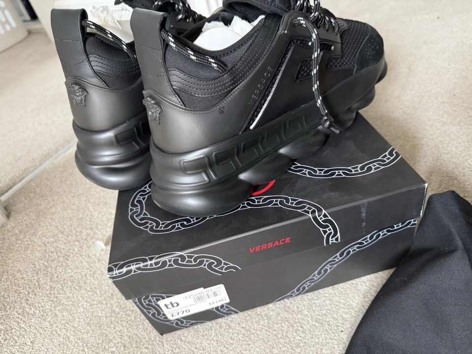 Versace chain reaction negru full piele
