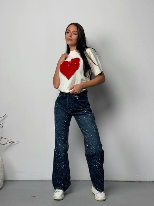 Дънки, нови с етикети 34 размер