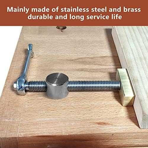 Нови Дърводелски регулируеми клипове маса 2 броя Ø20 мм стомана месинг