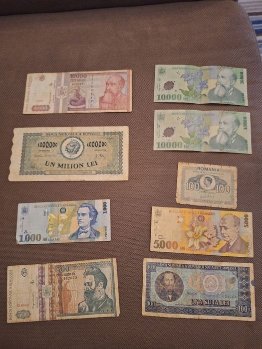 Vând lot de bancnote România