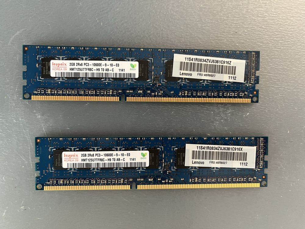 Hynix RAM DDR3 - 2 GB 2Rx8 PC3-10600