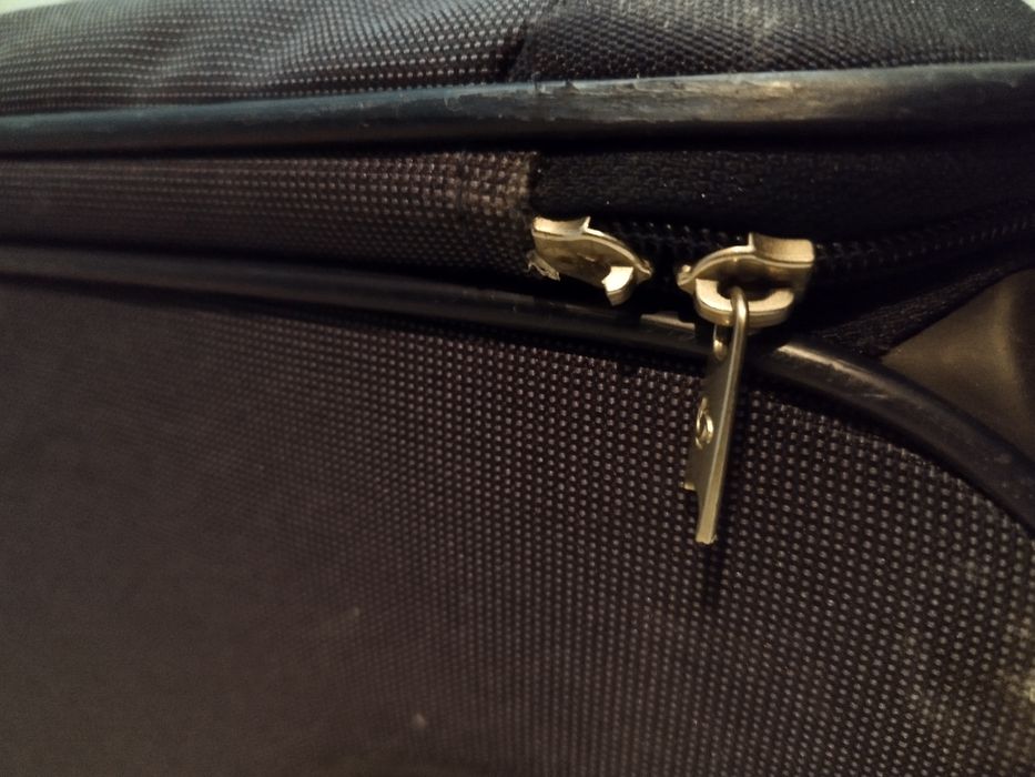 Samsonite куфар голям син
